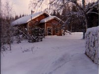 peltola(107)  Impivaaran talo ja lumista pihaa